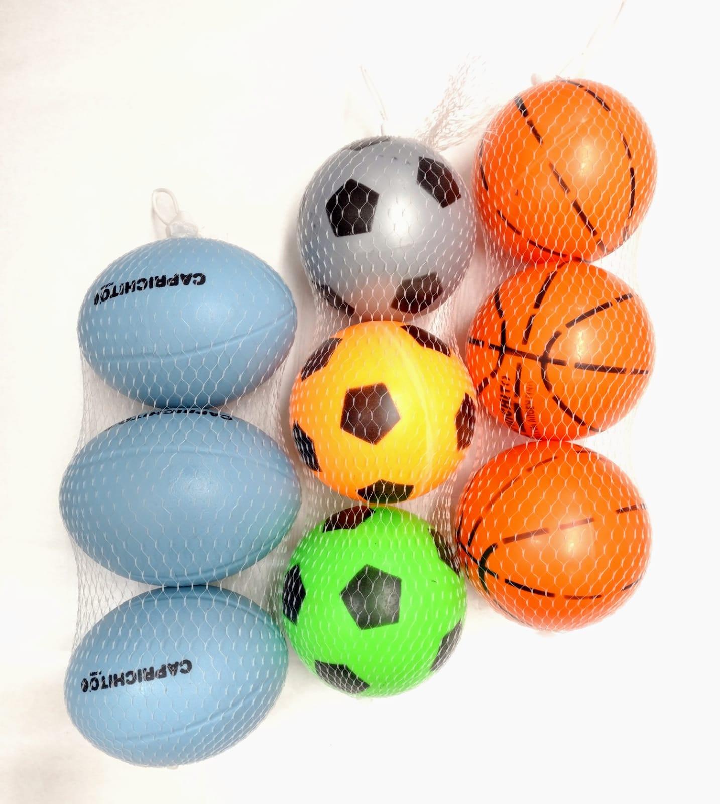PELOTA Nº1 X3 EN RED BASQUET, FUTBOL, RUGBY (0900)