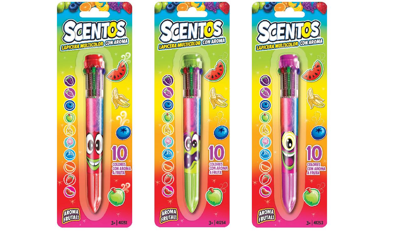 SCENTOS LAPICERA MULTICOLOR CON AROMA (41254) (41253)