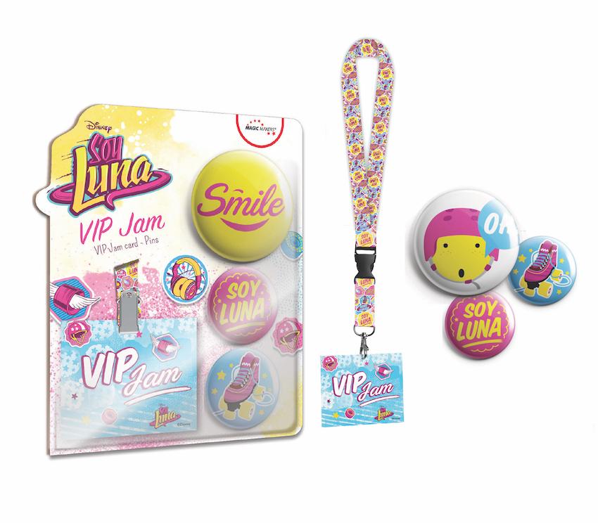 VIP JAM PINS - SOY LUNA - EN BLISTER
