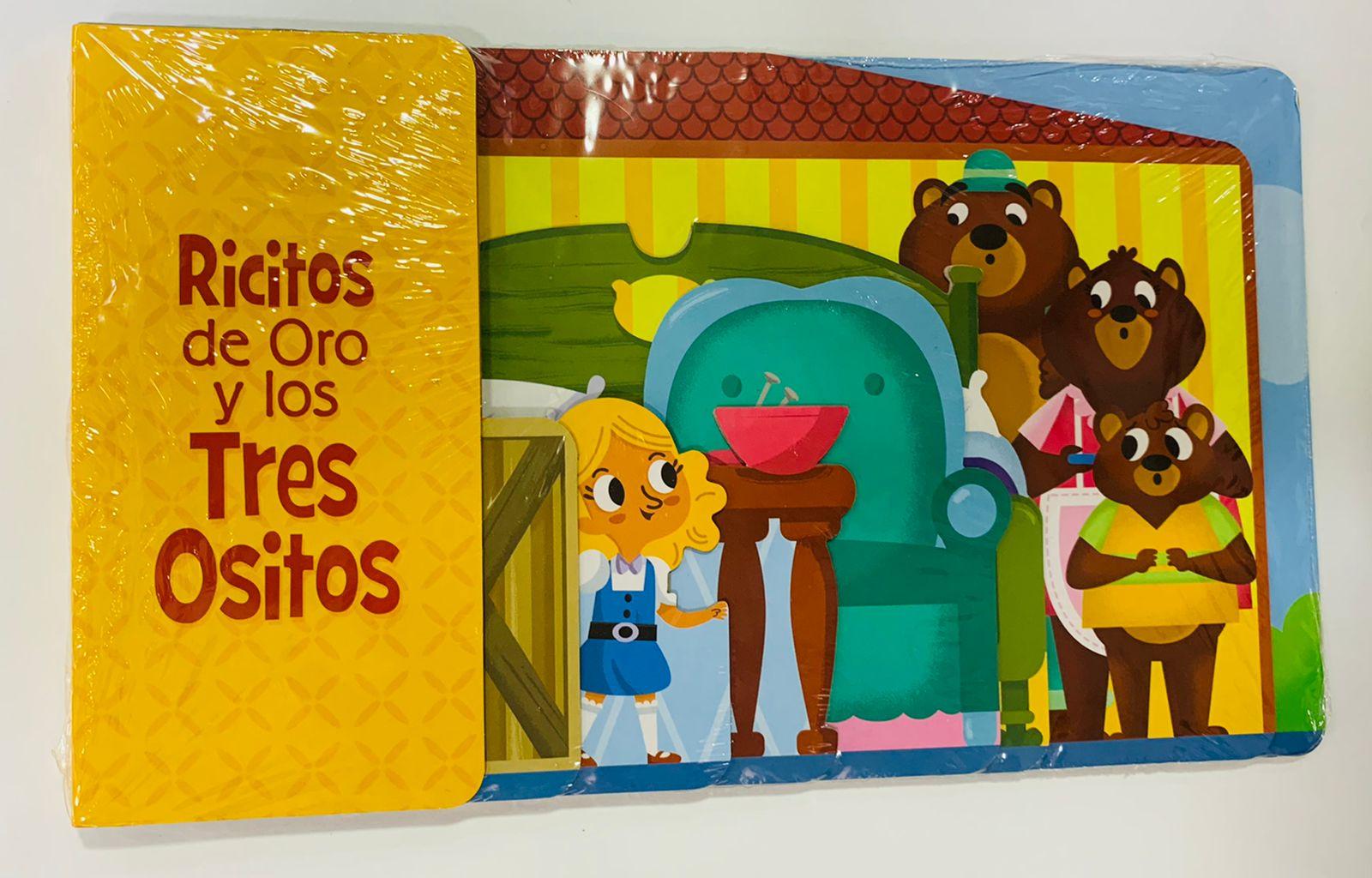 LIBRO CON LENGUETAS RICITOS DE ORO