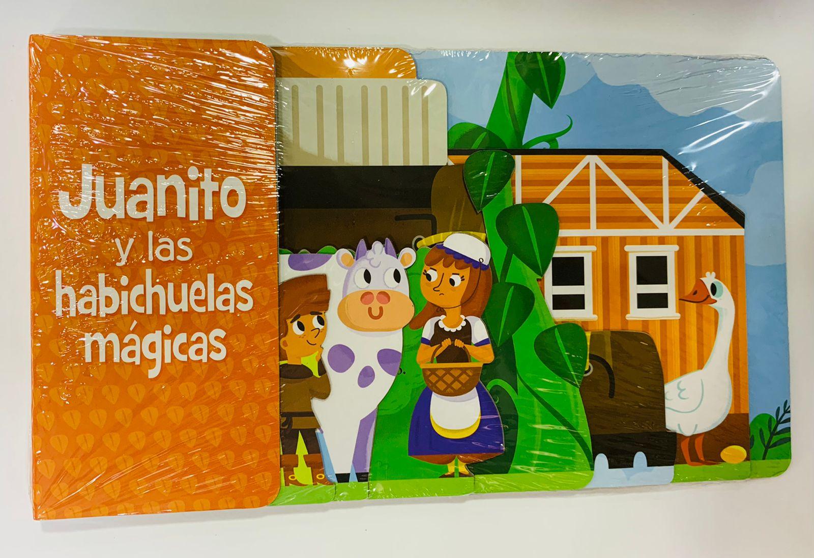 LIBRO CON LENGUETAS JUANITO Y LAS HABICHUELAS MAGICAS