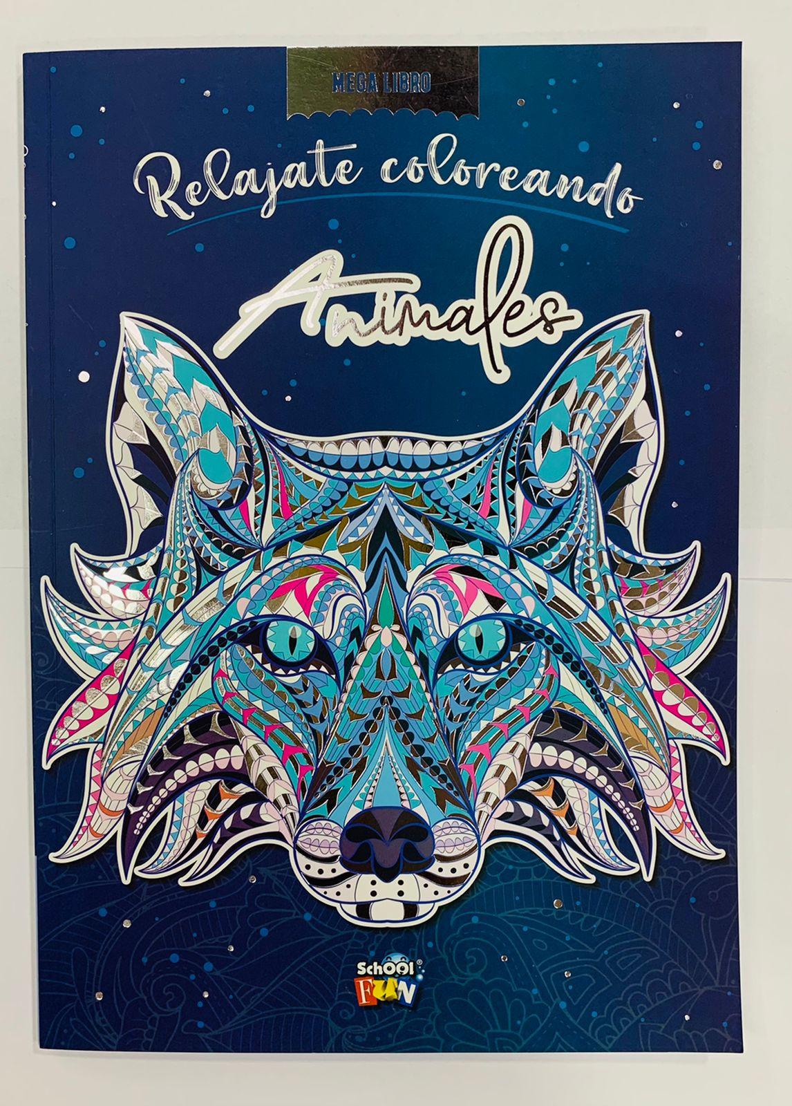 LIBRO DE ANIMALES MANDALAS GRANDE