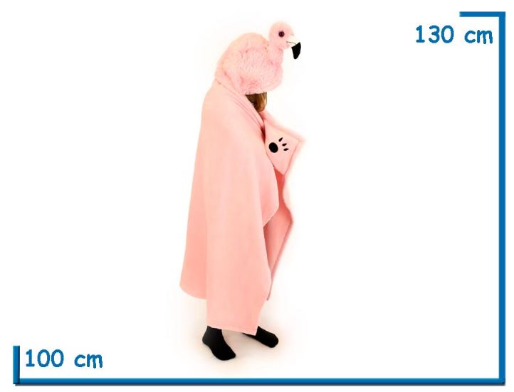 MANTA COZY NOXXIEZ FLAMENCO 130X100CM