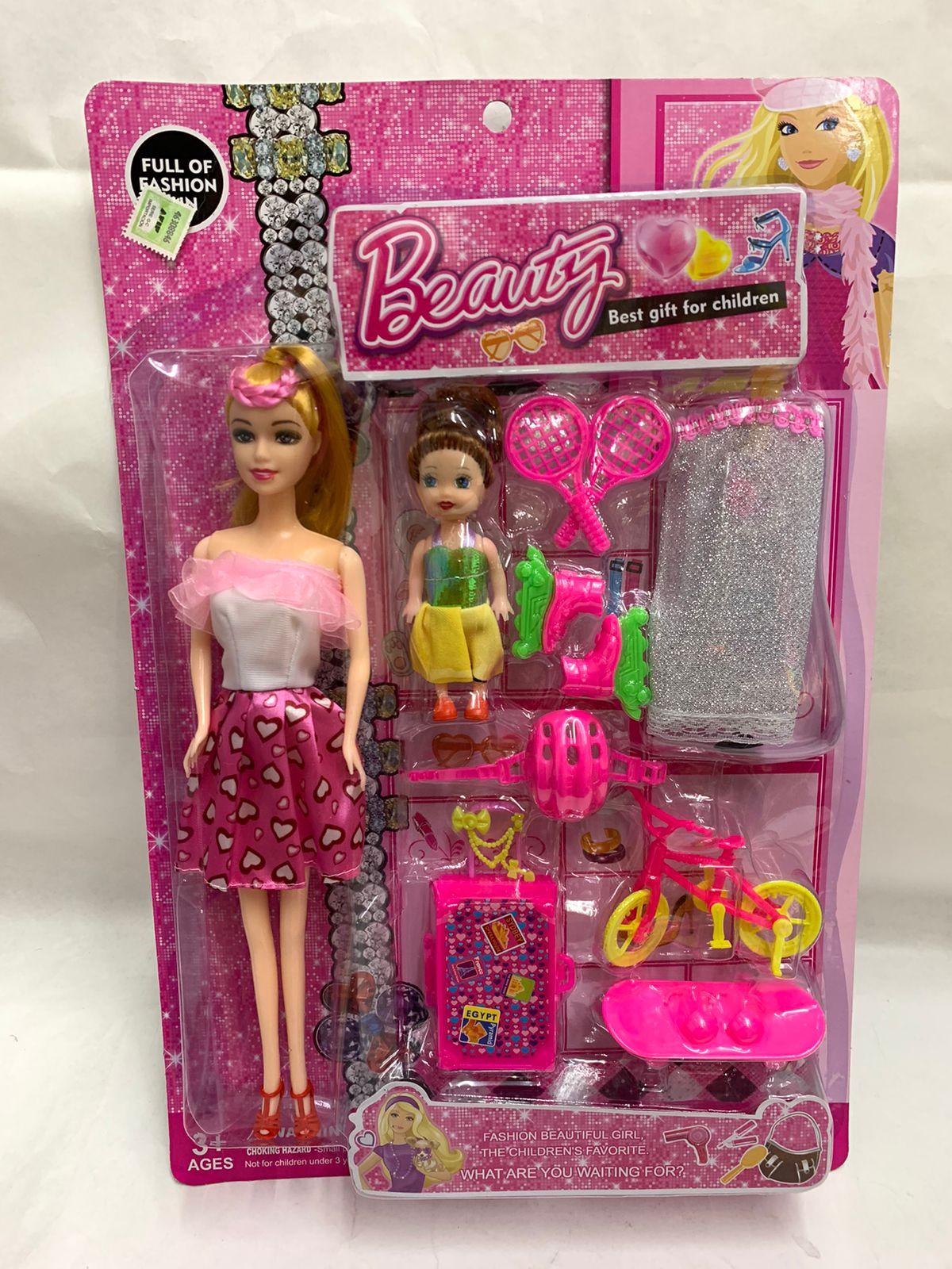 MUÑECA X2 CON ACCESORIOS EN BLISTER
