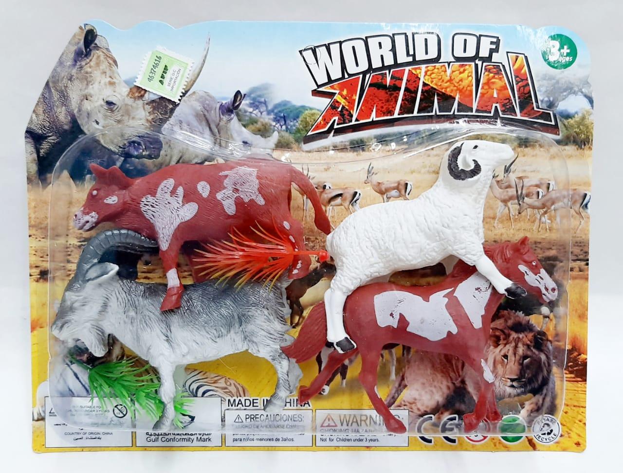 ANIMALES DE GRANJA X4 EN BLISTER