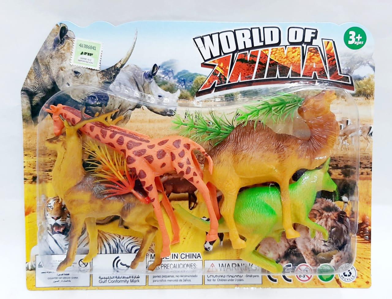 ANIMALES DE SELVA X4 EN BLISTER