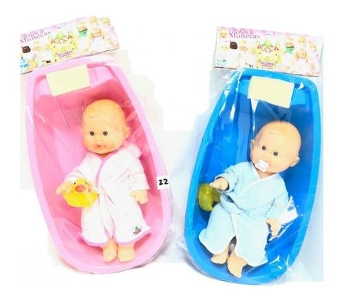 BEBE RULITO CON BAÑERA EN BOLSA