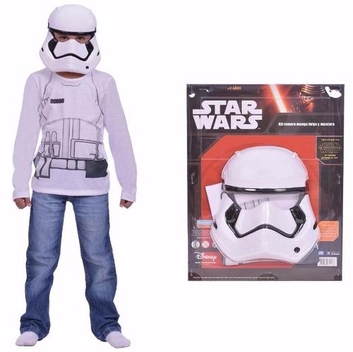 KIT MASCARA Y PECHERA DE STAR WARS STORMTROOPERS