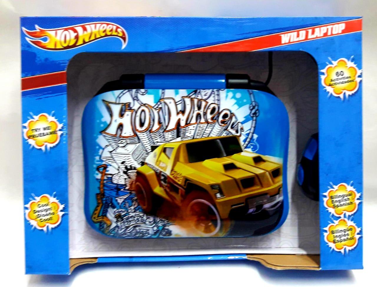 COMPUTADORA HOT WHEELS CON 60 ACTIVIDADES