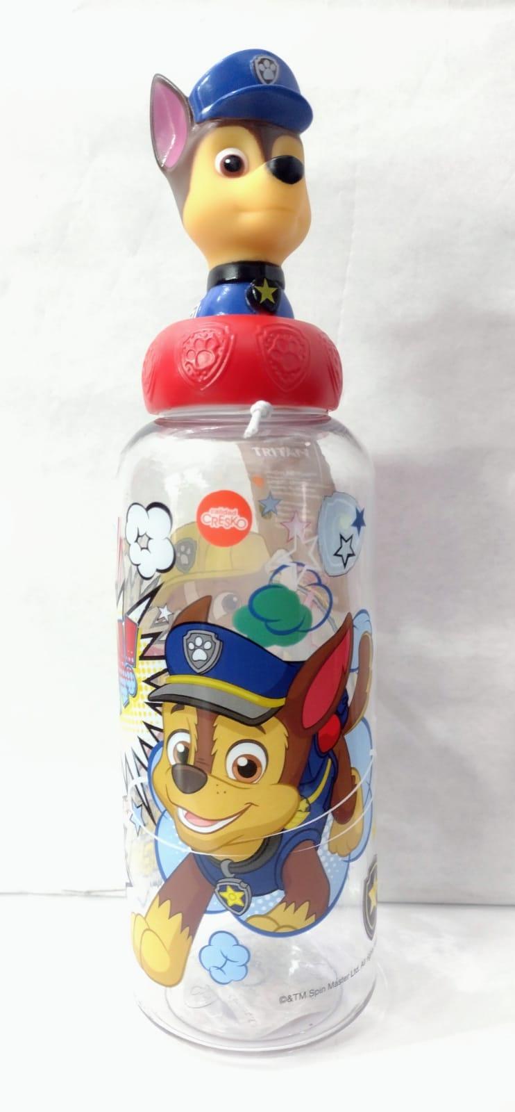 BOTELLA TRITAN PAW PATROL CON TAPA CHASE