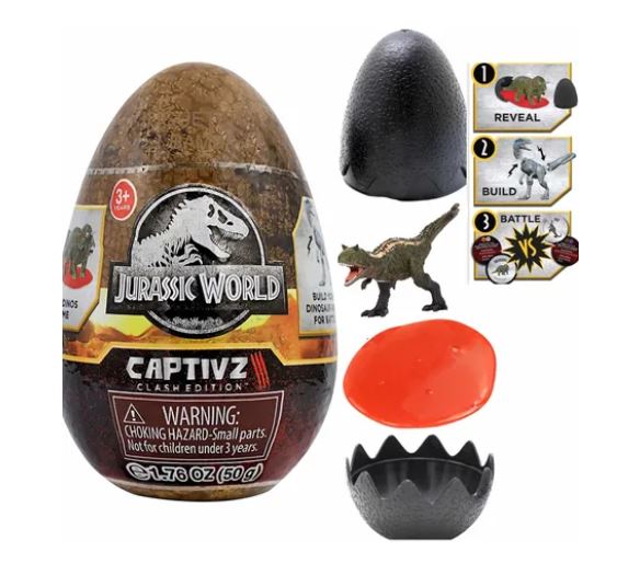 HUEVO CON SLIME DE JURASSIC WORLD CAPTIVZ (CABESE72SK)