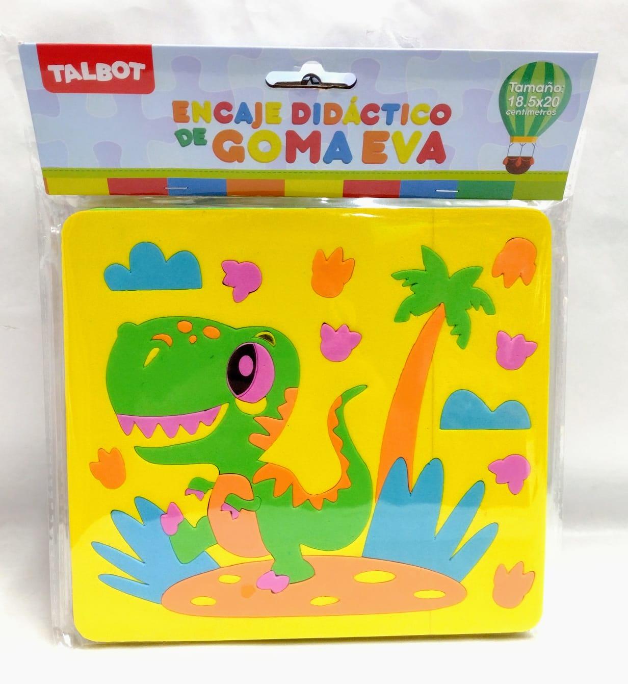 ENCASTRE GOMA EVA 18,5 X 20 CM
