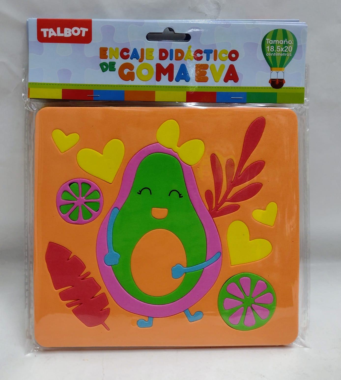 ENCASTRE GOMA EVA 18,5 X 20 CM