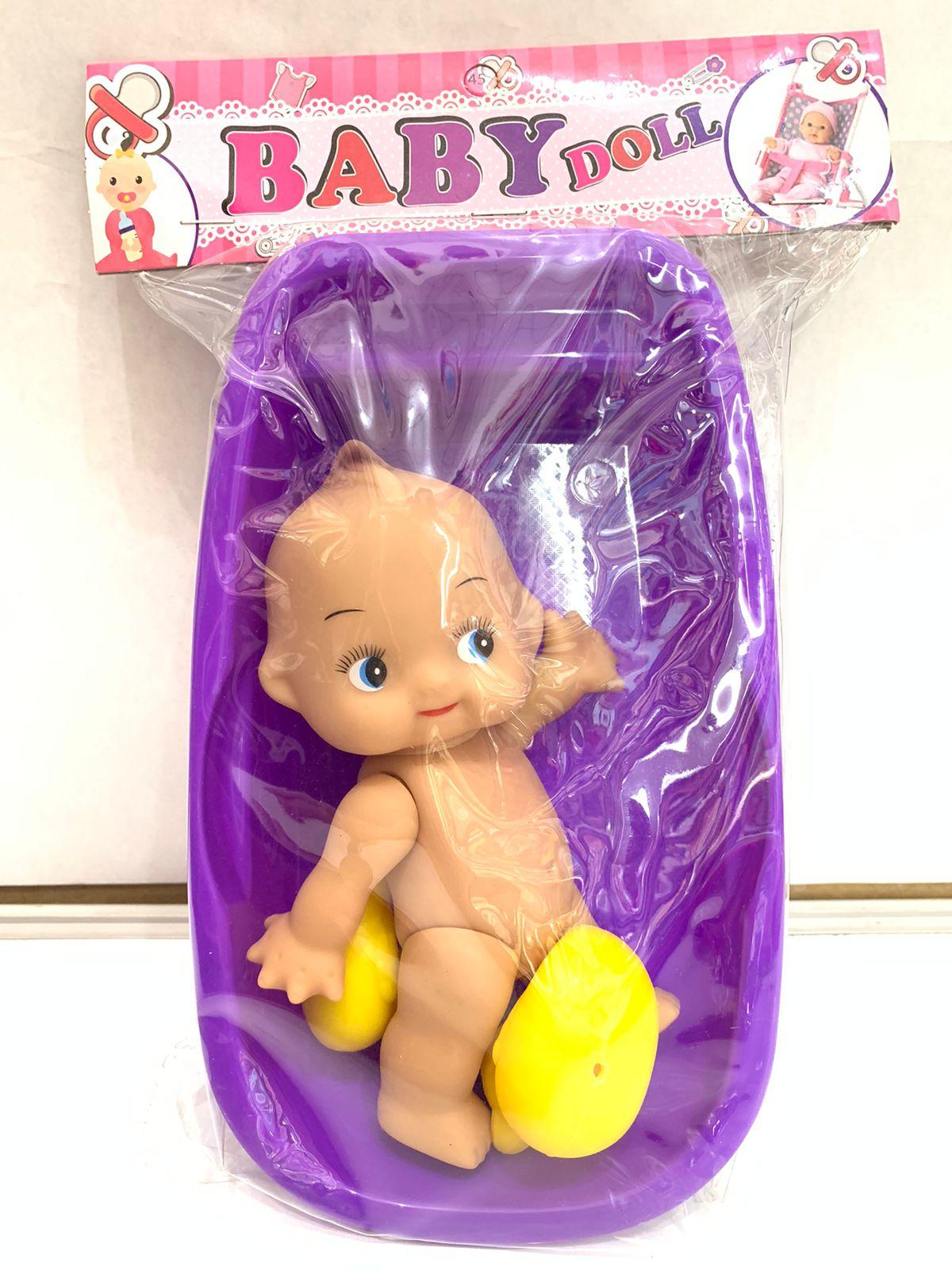 MINI BEBE CON BAÑERA Y ACCESORIOS 61465