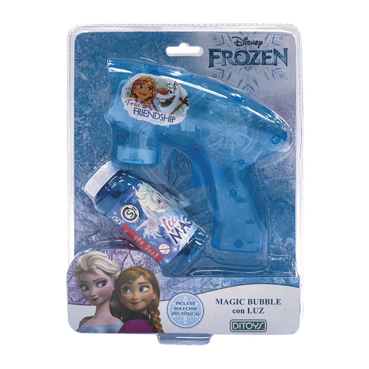 BURBUJERO MAGIC BUBBLE CON LUZ FROZEN