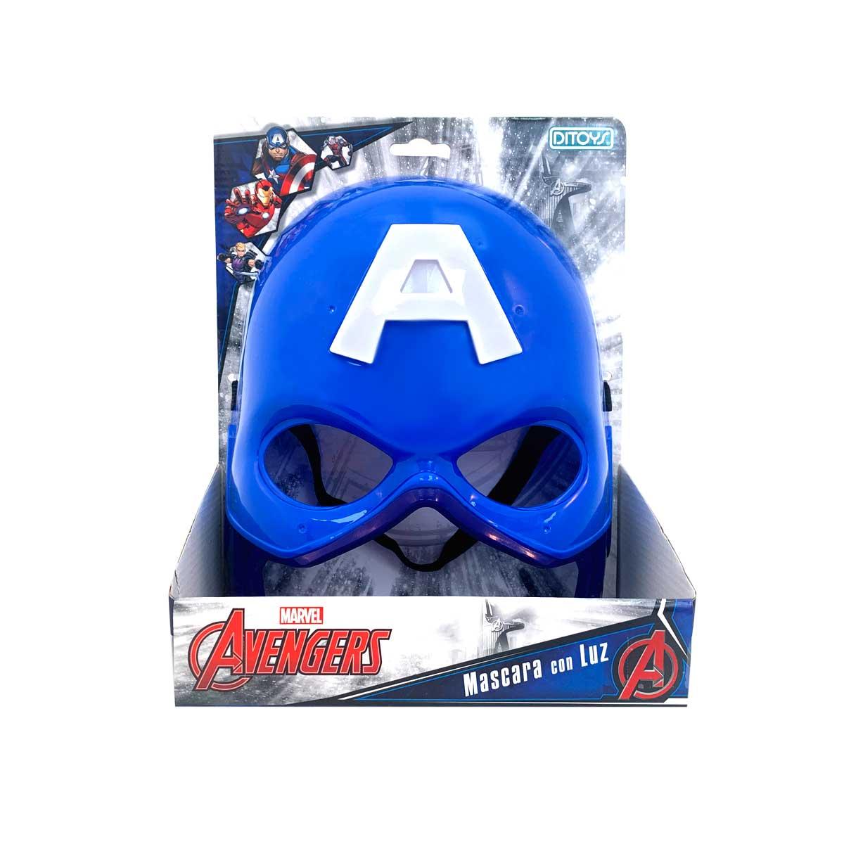 MASCARA CON LUZ CAPITAN AMERICA