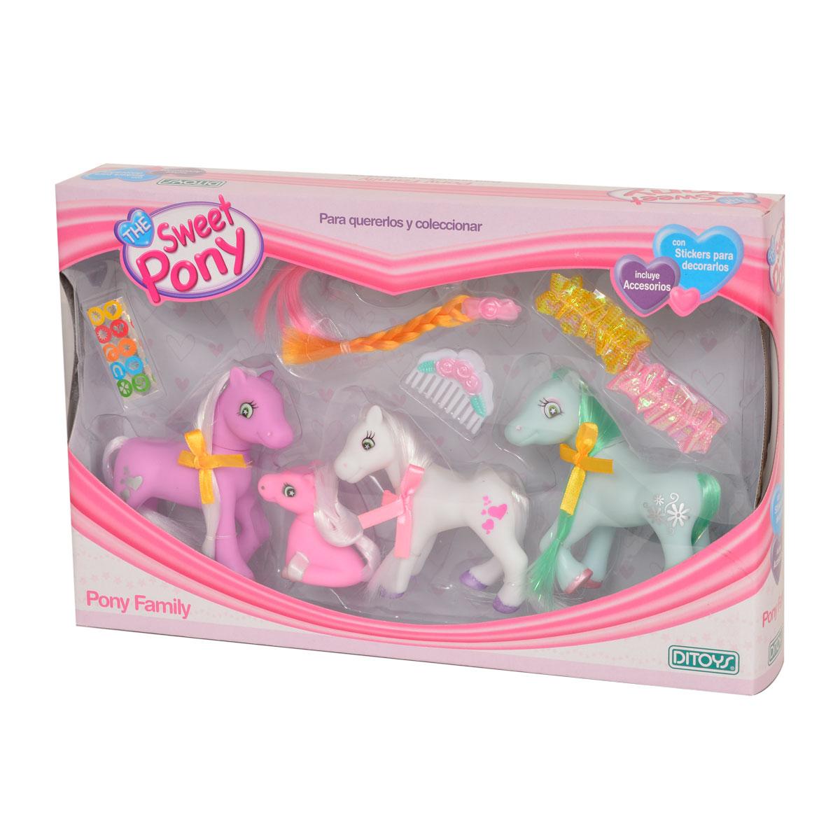 PONY FAMILY X 4 EN CAJA