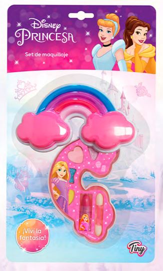 COSMETICO MAQUILLAJE ARCO IRIS PRINCESA EN BLISTER