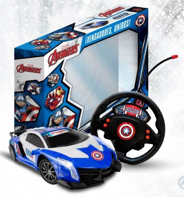 AUTO RADIO CONTROL VOLANTE CAPITAN AMERICA GRANDE