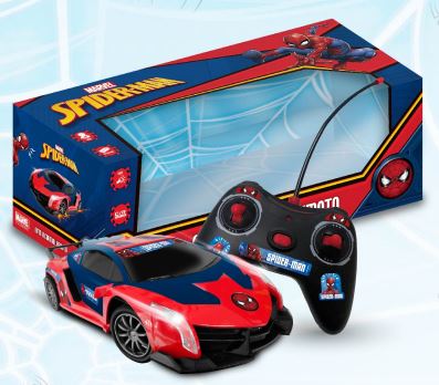 AUTO RADIO CONTROL SPIDERMAN TODAS LAS FUNCIONES (74259)