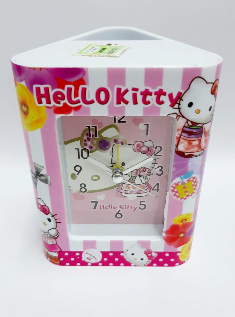 RELOJ PORTA LAPIZ HELLO KITTY