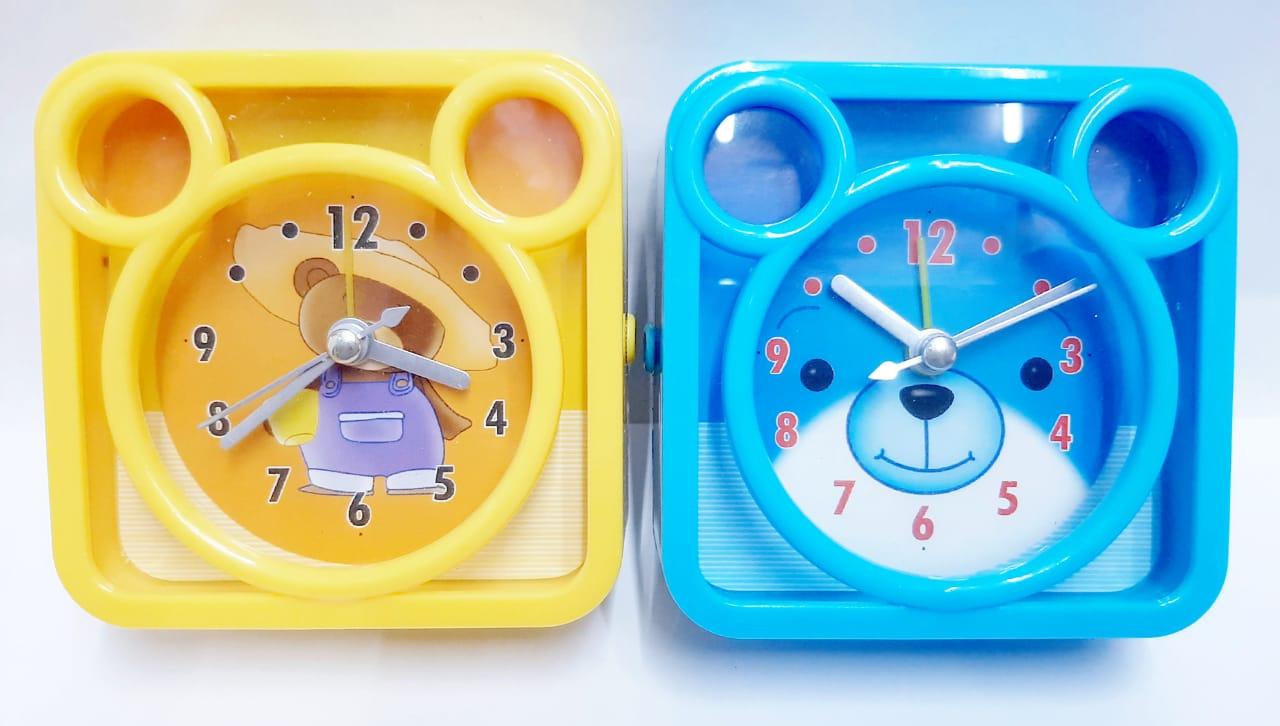 RELOJ DESPERTADOR INFANTIL CUADRADO (7154)
