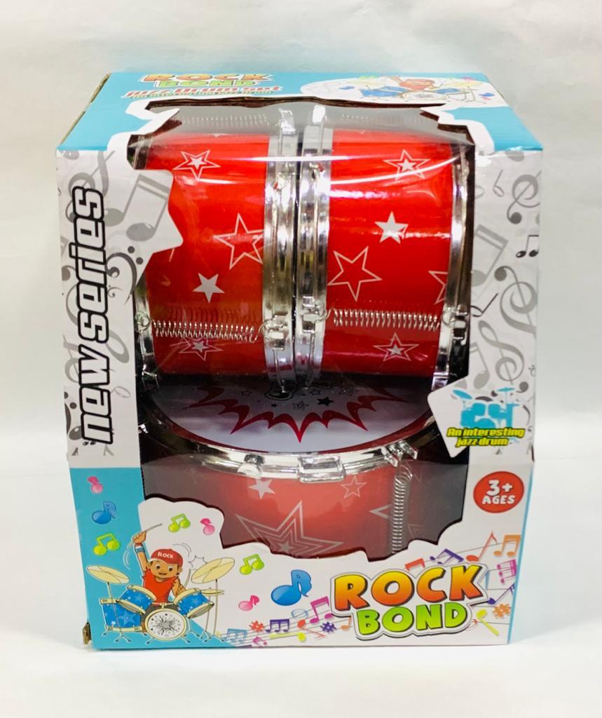 BATERIA MUSICAL CHICA EN CAJA ROJA
