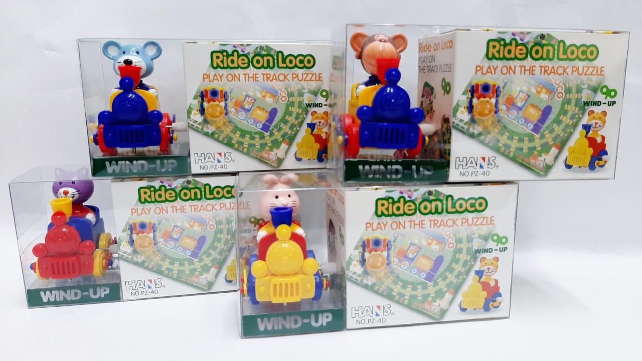 TREN A CUERDA PISTA C/PUZZLE