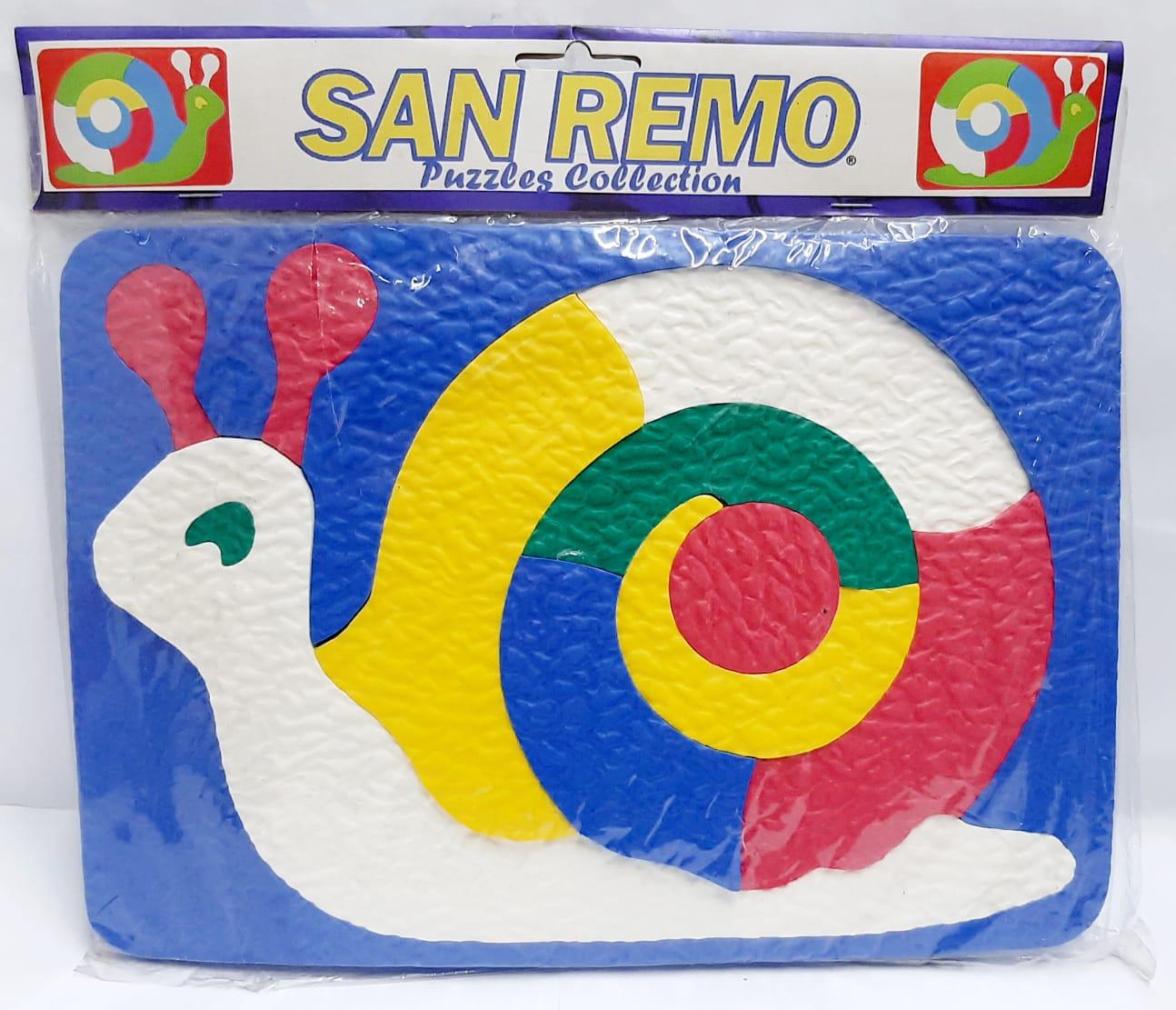 PUZZLE CARACOL GOMA EVA