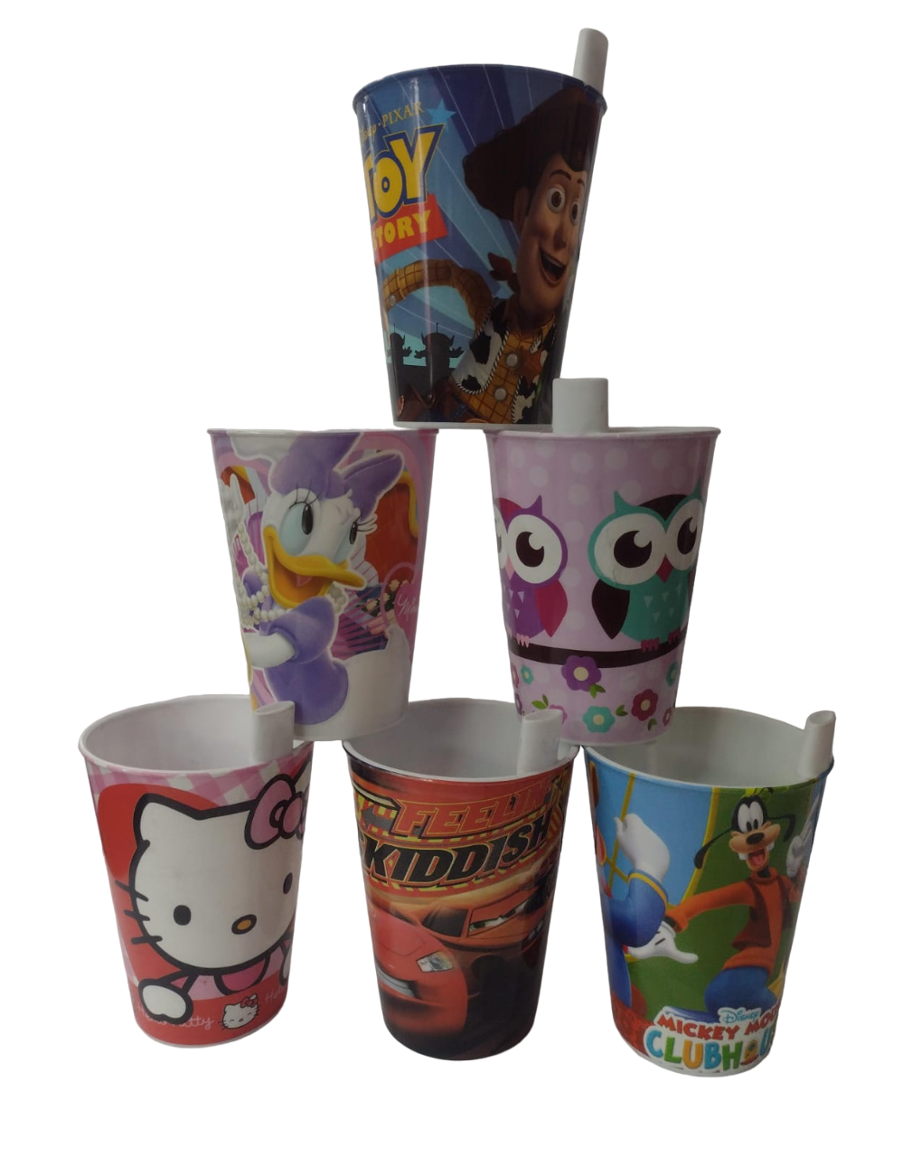 VASO BOMBILLA PERSONAJES