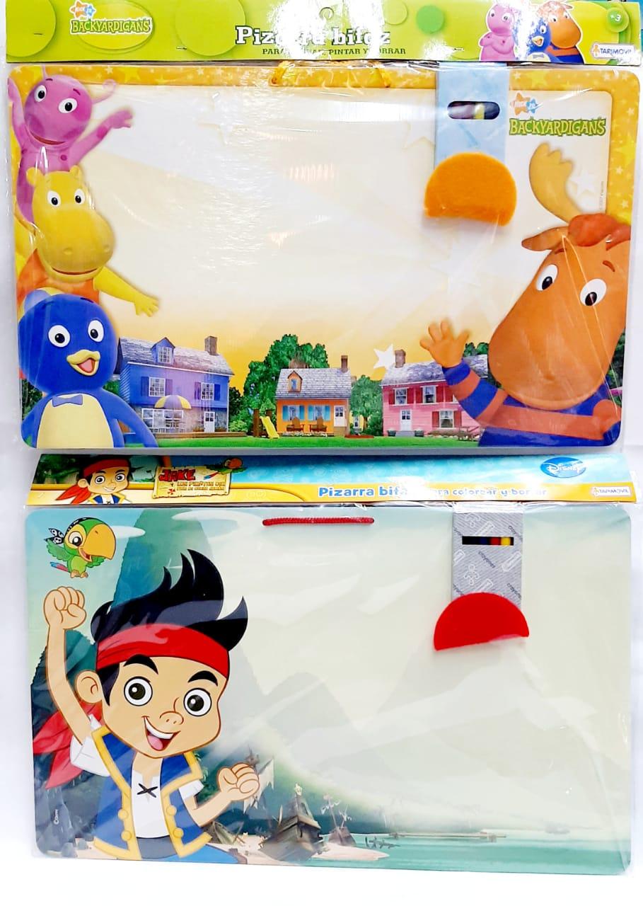 PIZARRA BIFAZ PERSONAJES SURTIDOS - OFERTA