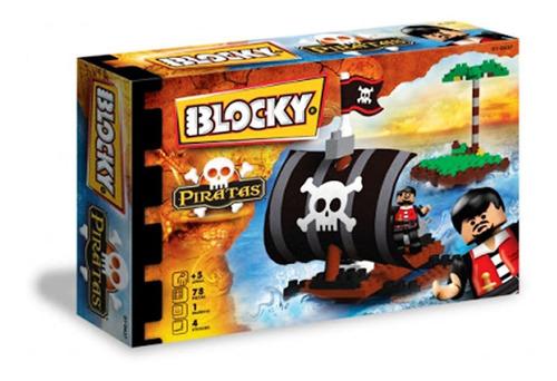 BLOCKY PIRATAS BALSA 78 PZAS