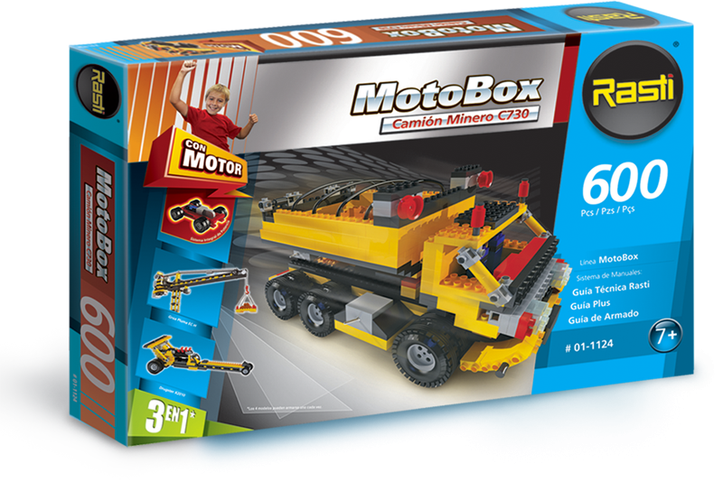 RASTI MOTOBOX 600 PZAS CAMION MINE