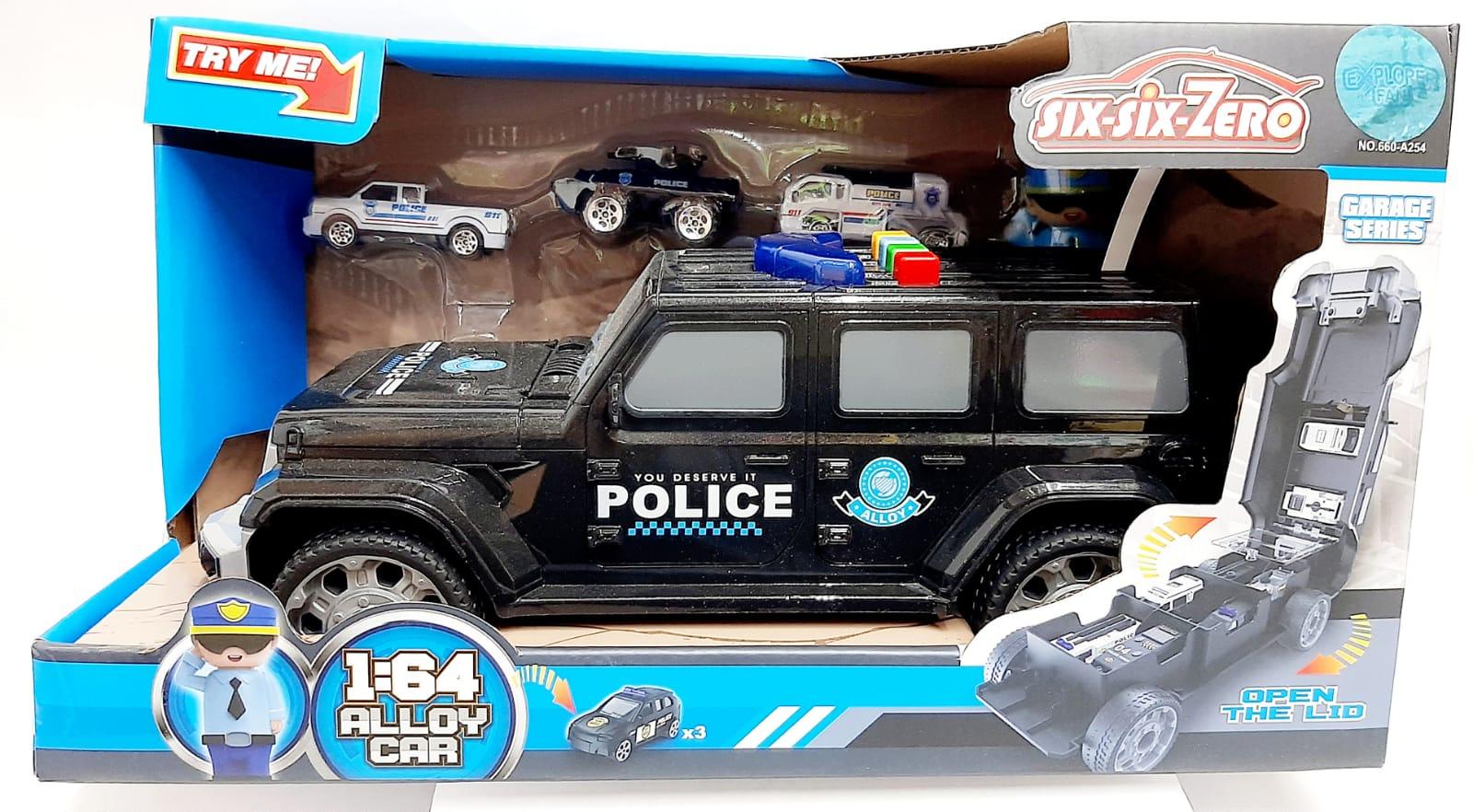 CAMIONETA POLICIA GUARDA AUTOS METAL