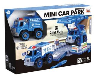 DIY CAMION MINI PARK DESARMABLE AZUL