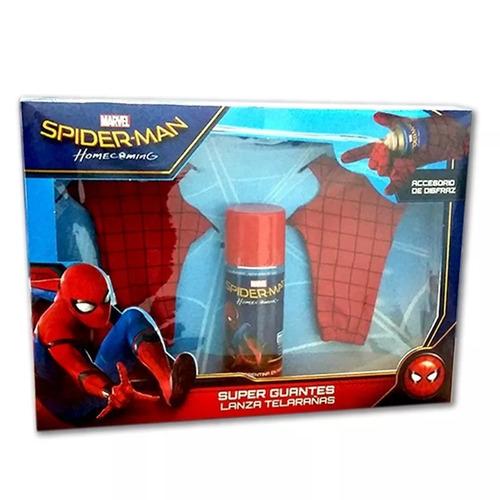 GUANTES SPIDERMAN CON AEROSOL