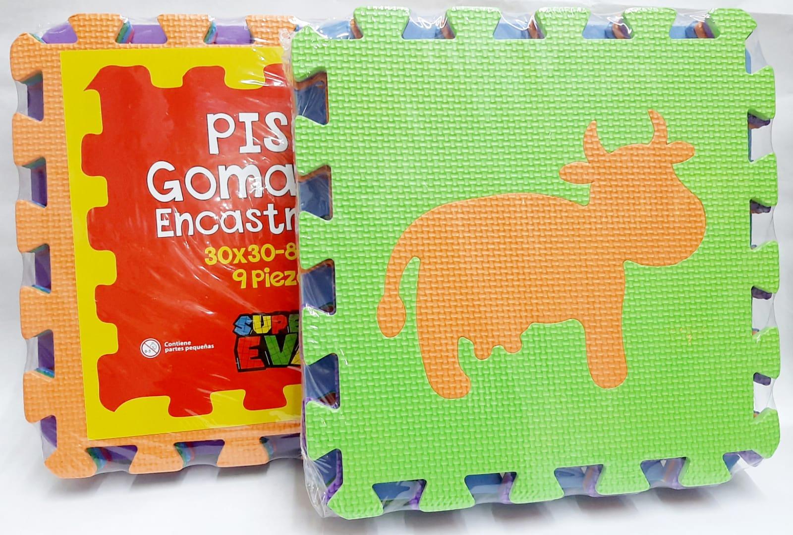 PISO GOMA EVA ANIMALES DE GRANJA 9PZS ONRR