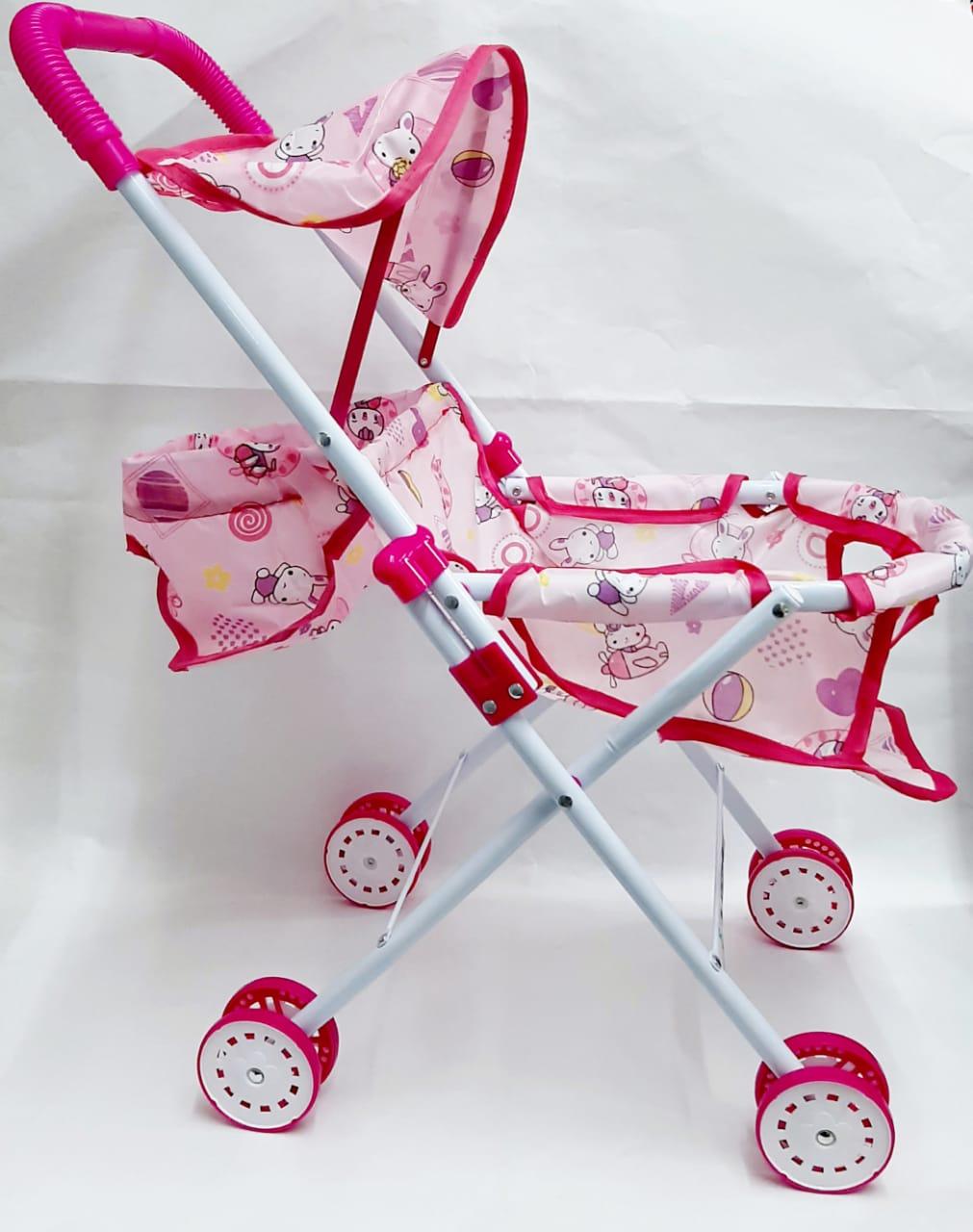COCHE DE PASEO CON CANASTO PORTA BEBE