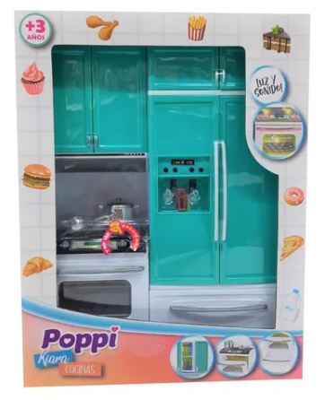 POPPI KIARA SET COCINA CHICA CON LUZ Y SONIDO