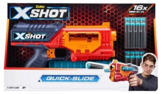 PISTOLA X SHOT QUICK SLIDE 16D (36119)