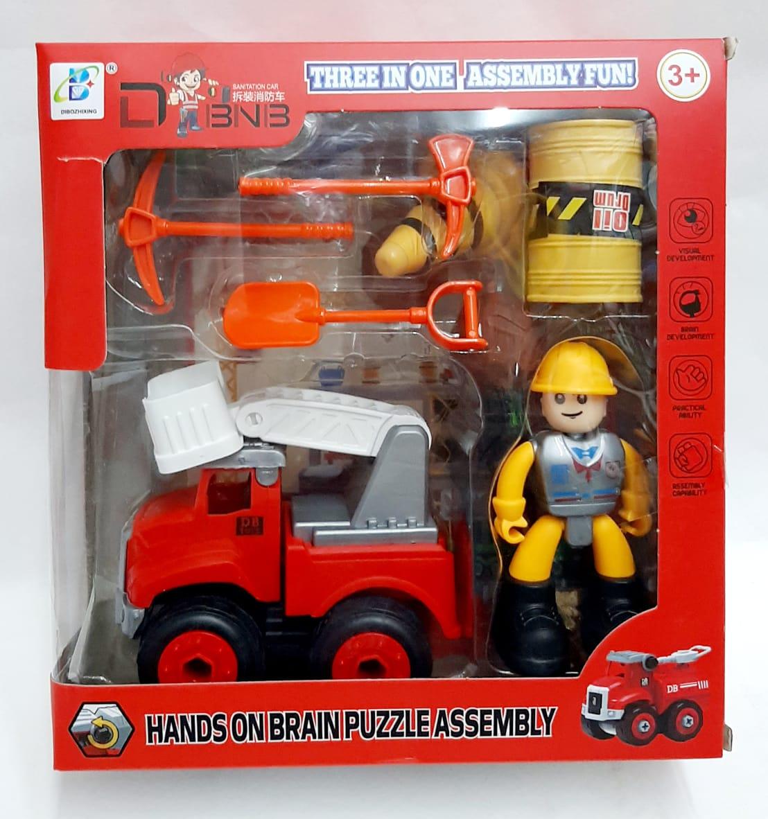SET CONSTRUCTOR CON VEHICULO ROJO