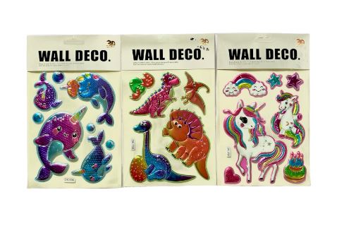 STICKER CON RELIEVE SURTIDOS