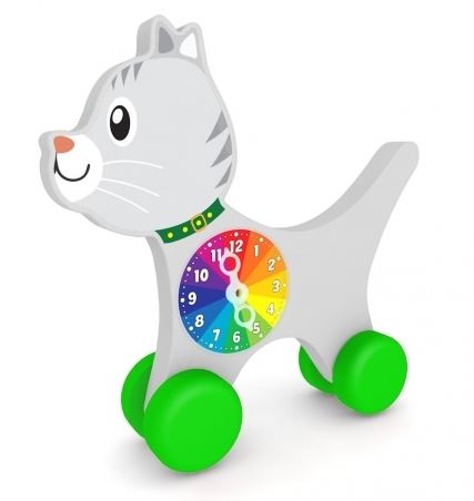 GATITO ARRASTRE CON RELOJ