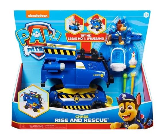 PAW PATROL VEHICULO RISE AND RESCUE - MODELOS SURTIDOS