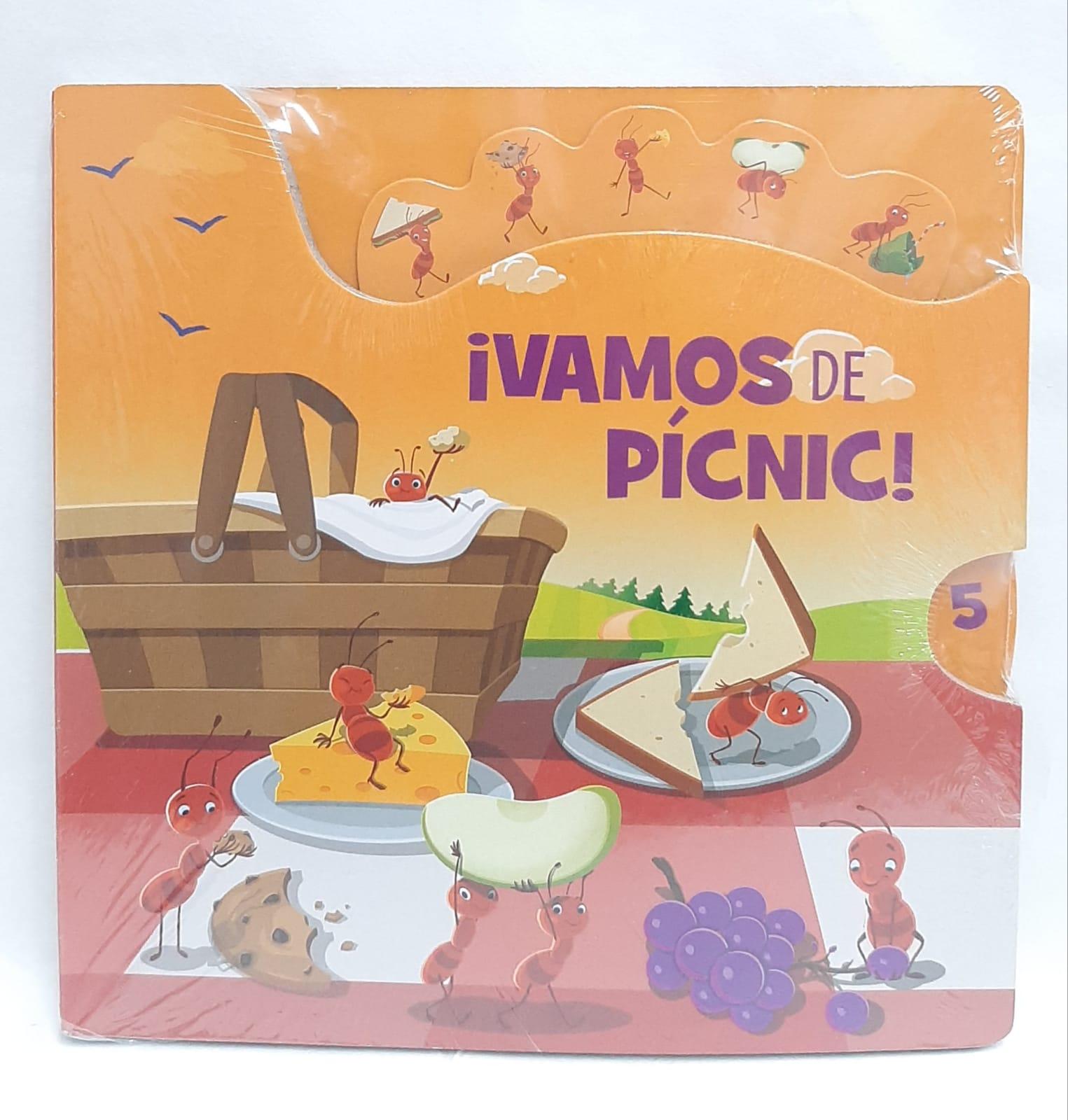 LIBRO CON FORMA VAMOS DE PICNIC!