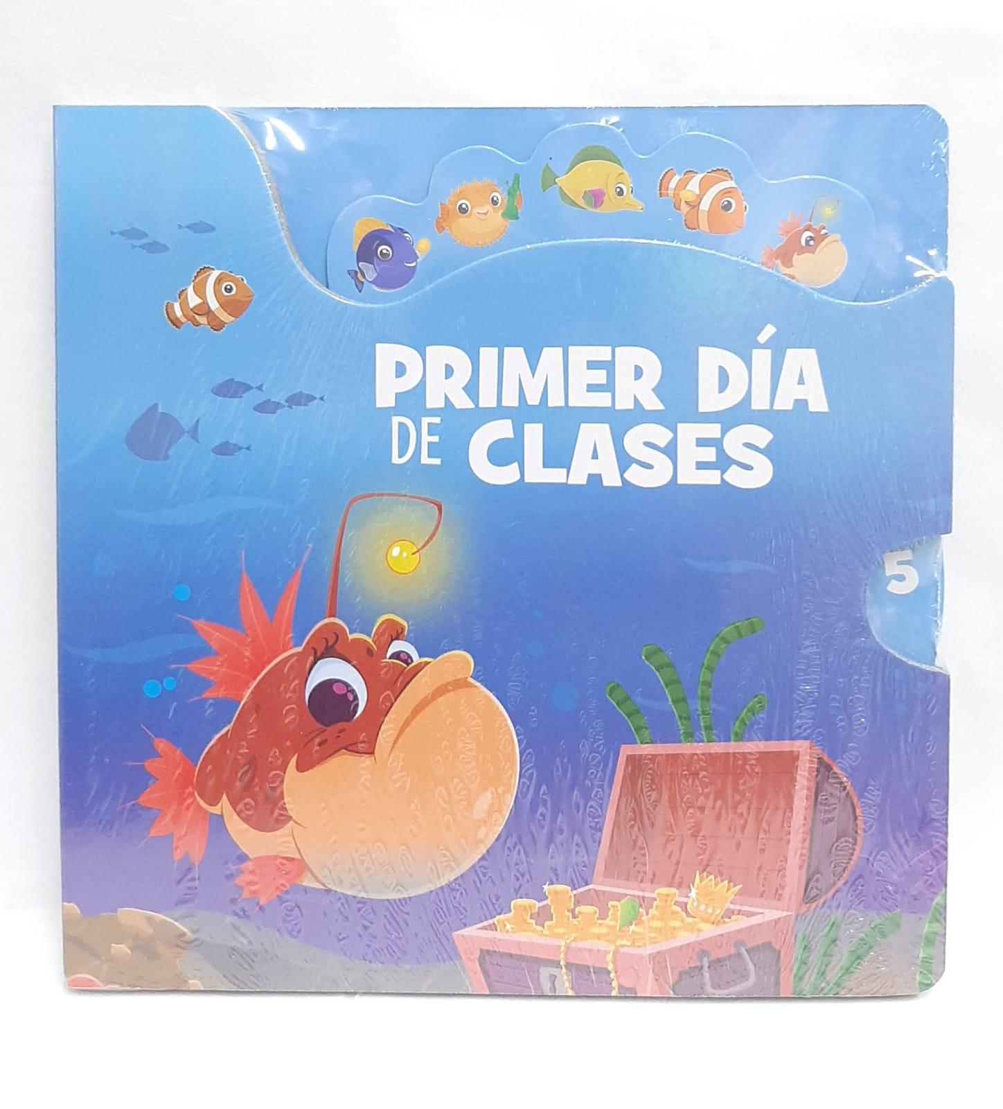 LIBRO CON FORMA PRIMER DIA DE CLASES
