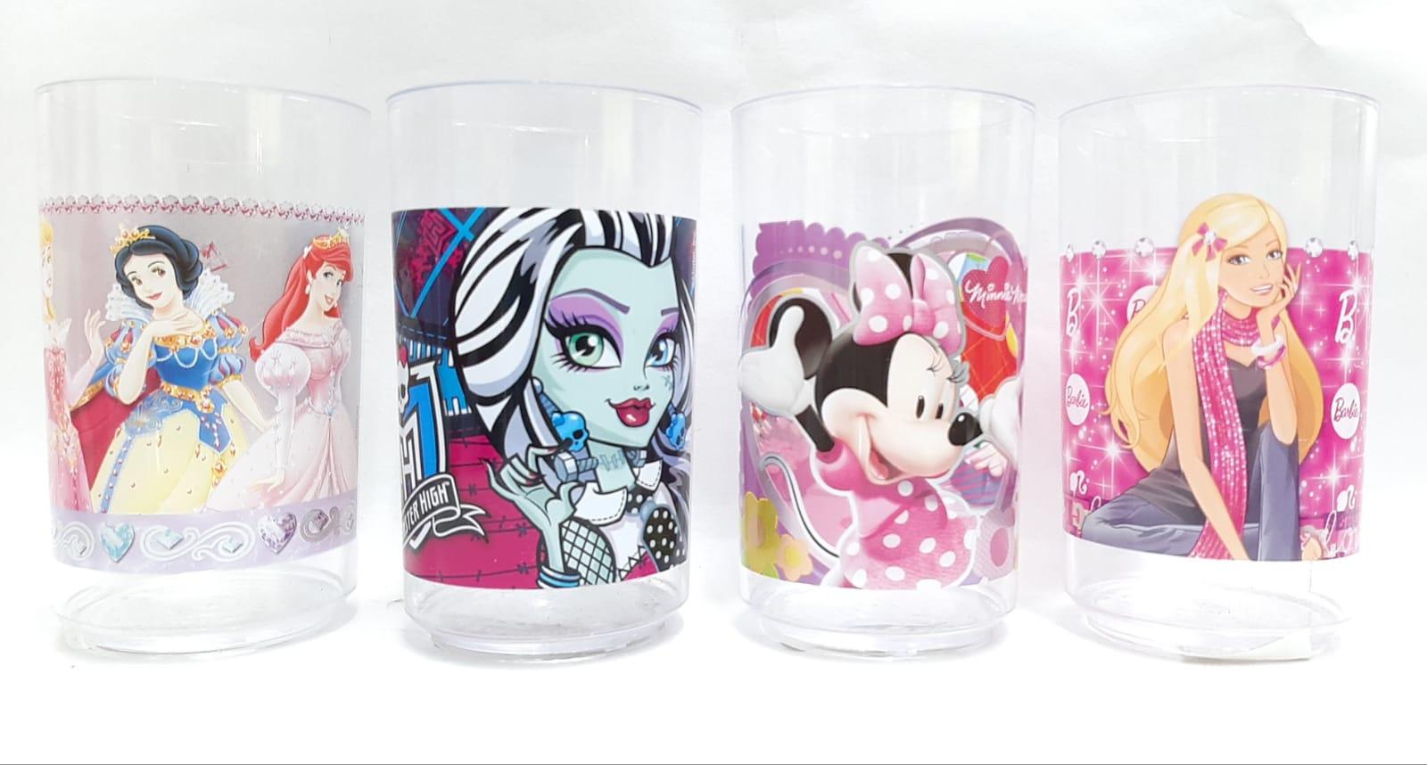 VASO CHICO ACRILICO PERSONAJES