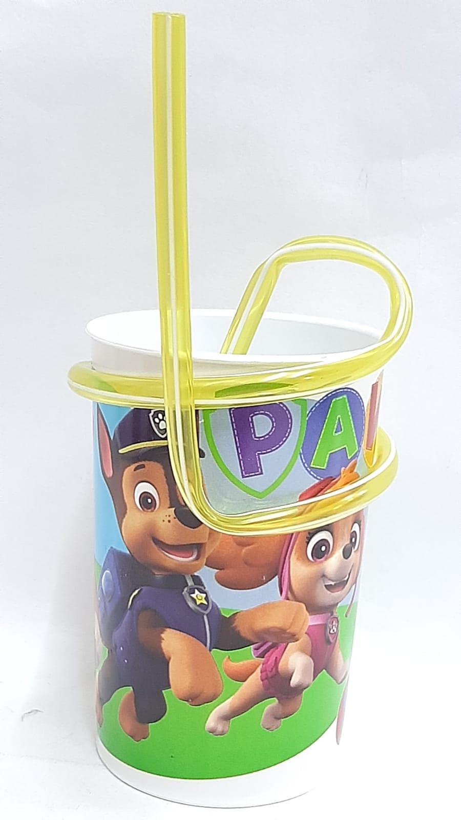 VASO JUNIOR CON SORBETE PAW PATROL