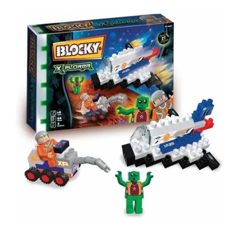 BLOCKY X-PLORER 64 PIEZAS