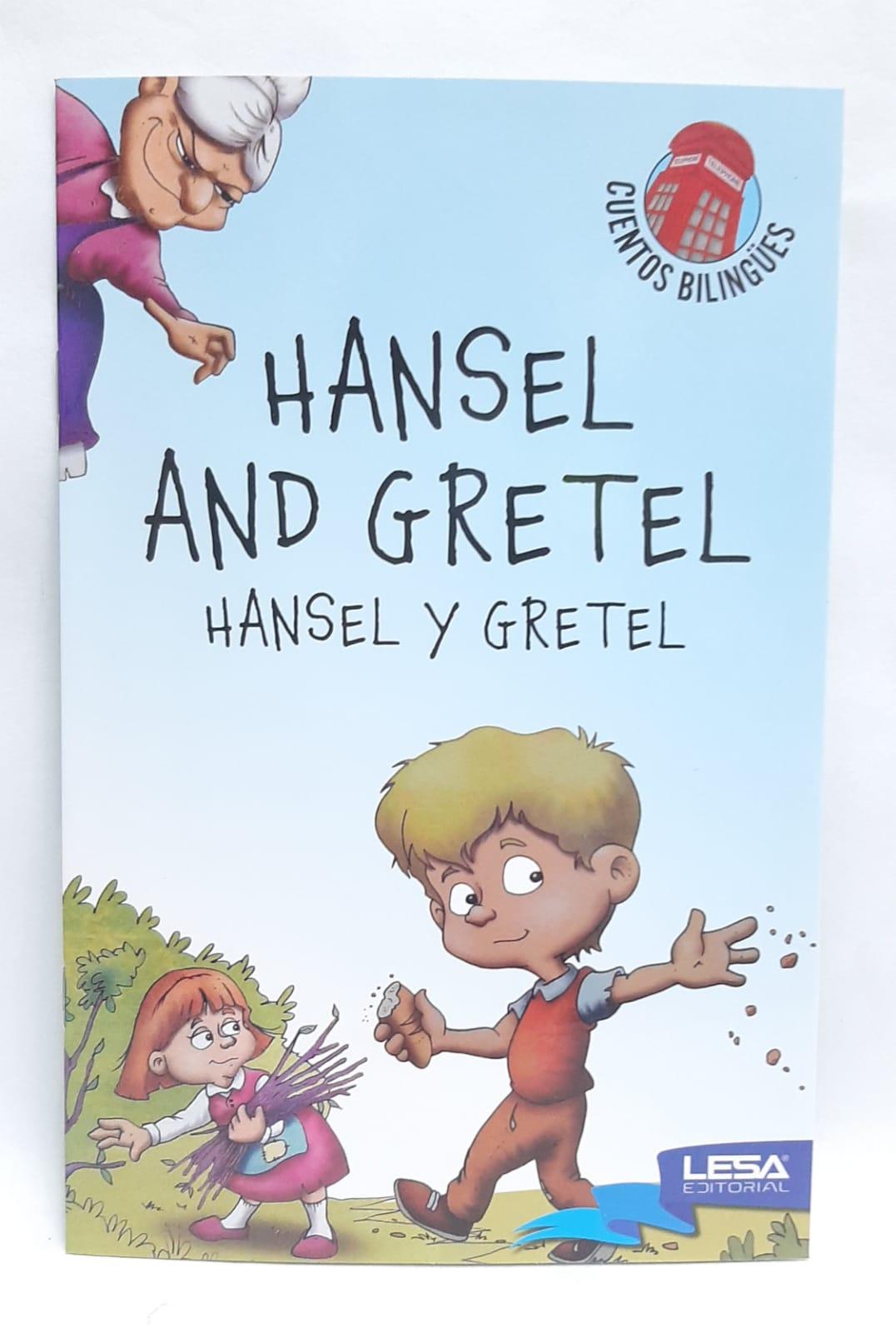 LIBRO CUENTOS BILINGUES HANSEL Y GRETEL